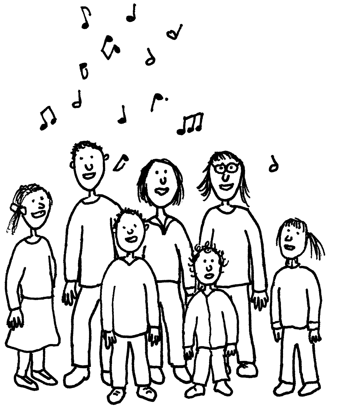 Zeichnung Kinderchor | Foto: Henrike Hamer / fundus-medien.de Zeichnung Kinderchor | Foto: Henrike Hamer / fundus-medien.de